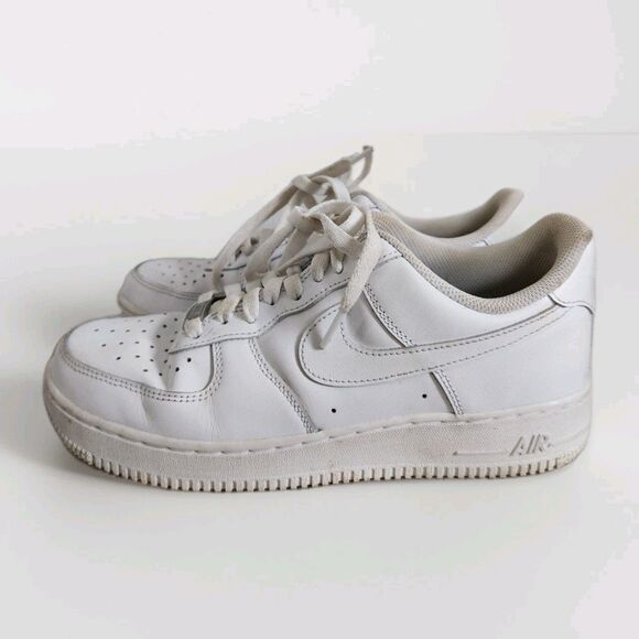Nike Shoes - Nike Air Force 1 Low Womens Size 10 White Athletic Lifestyle Shoes Sneakers GUC